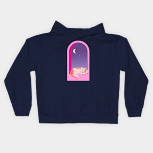 lofi cat Kids Hoodie